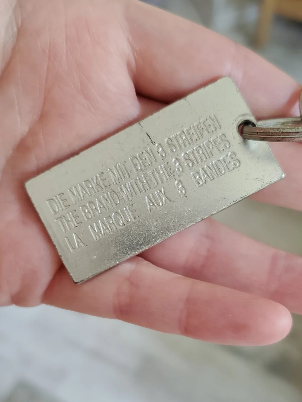 adidas Originals Silver Keychain